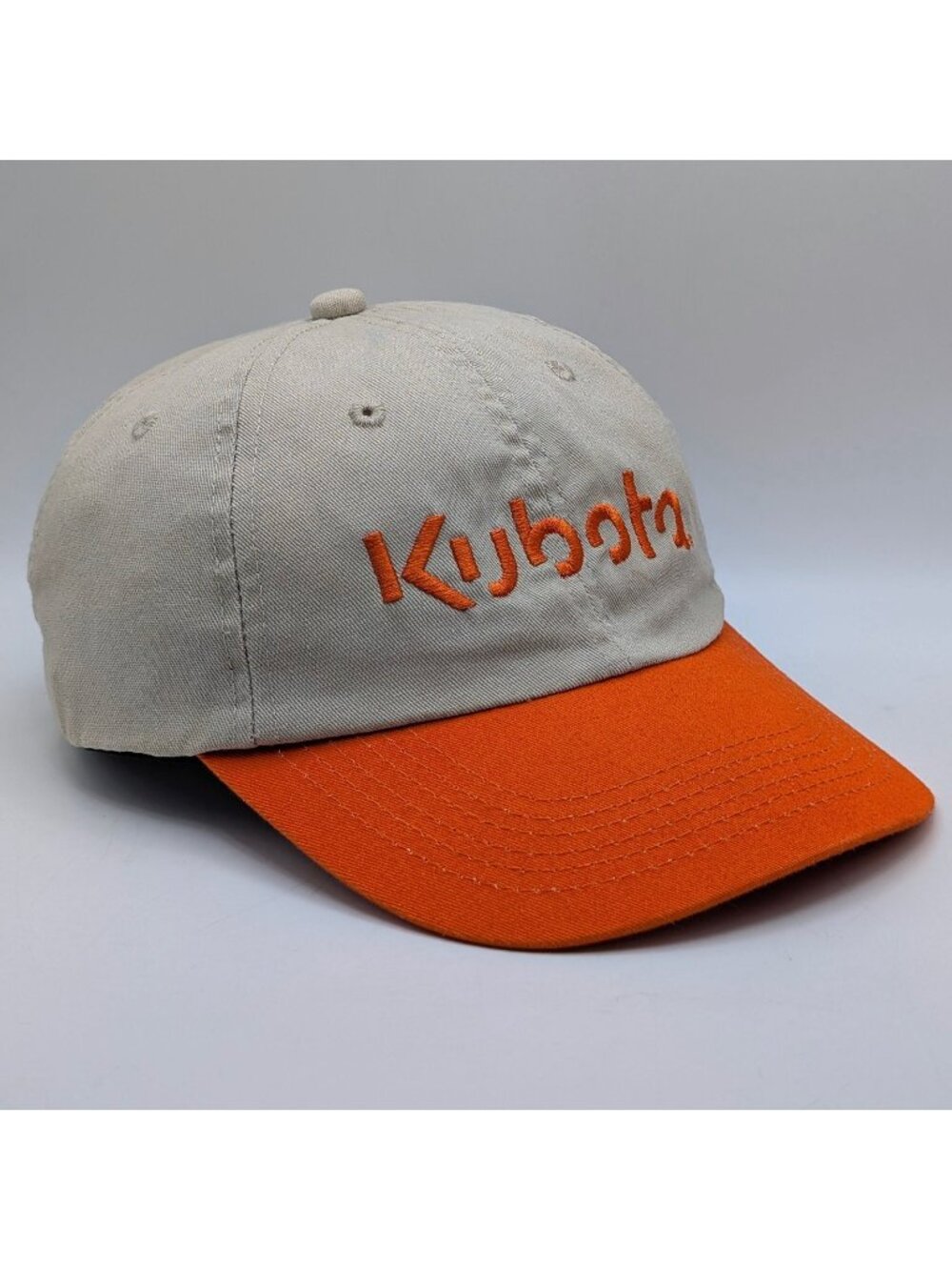 Vintage Kubota K-Products Tractor Hat Adjustable Strap Back Cap Work Wear Farm